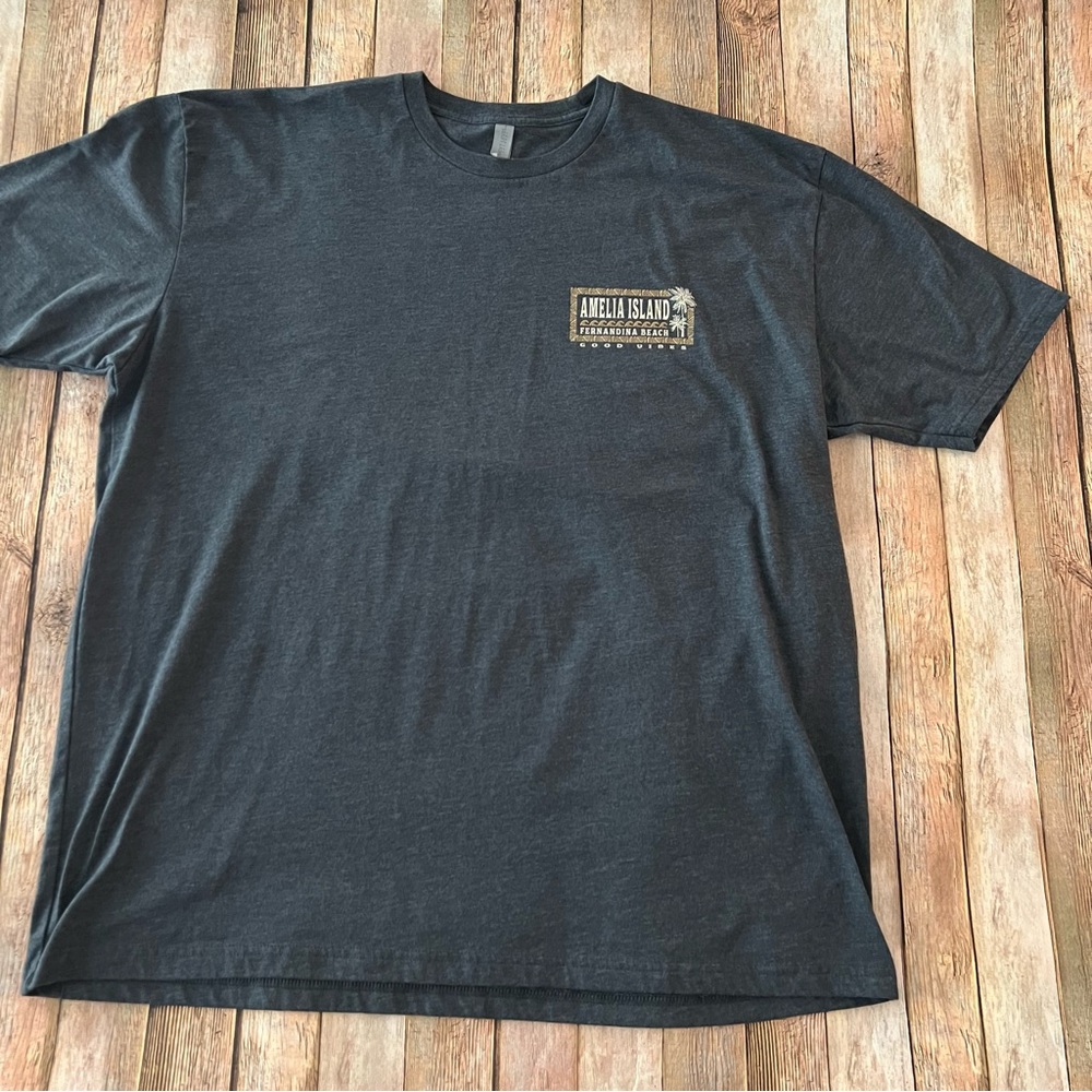 Amelia Island Florida short sleeve Crewneck graphic tee shirt | size XXL